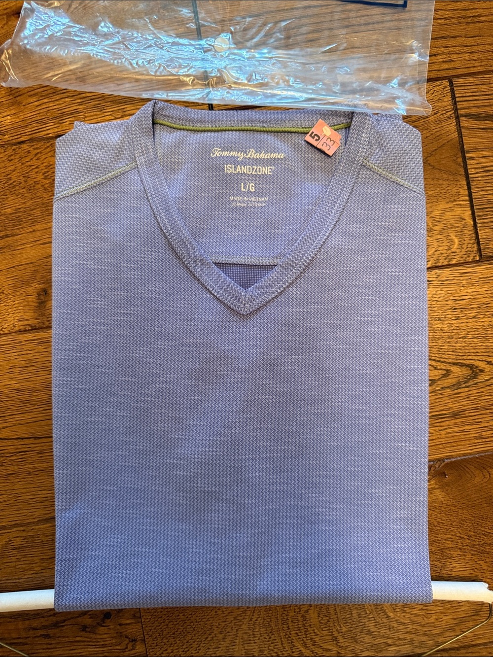 Tommy Bahama Men’s V-Neck Sweater - Periwinkle Blue